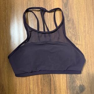 Lululemon High Neck Mesh Sports Bra